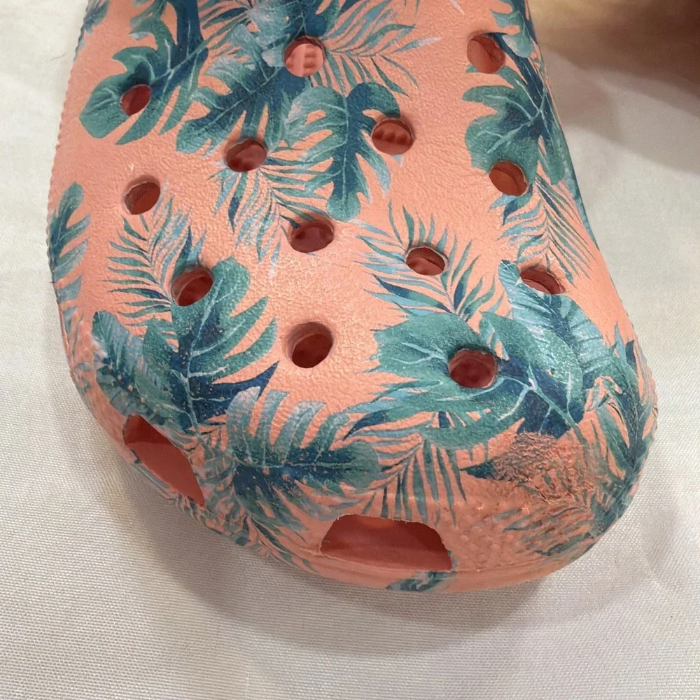 Crocs Unisex Classic Tropical Palms Beach Summer Vacation‎ US Men 6 Women 8
